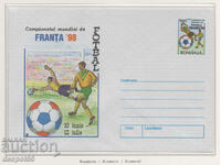 1997 Romania. World Cup in football - France (1998). An envelope