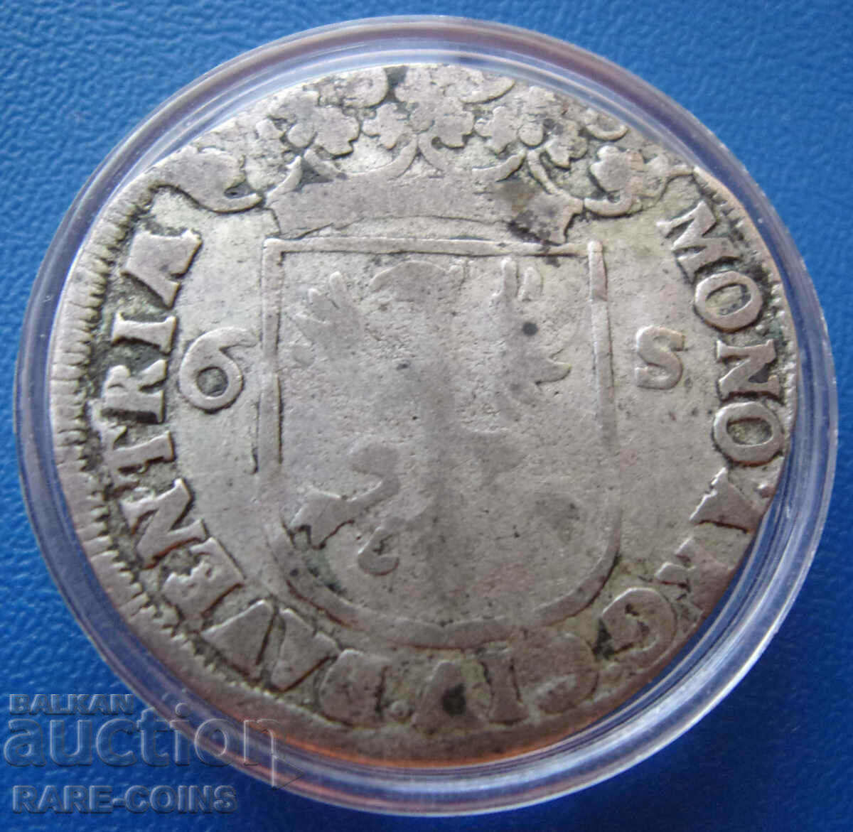 DEVENTER (Republica Olandeză) 1 șiling - 6 Stuiver 1690 Rar cu preț € 63.91 | 125.00 BGN DEVENTER (Republica Olandeză) 1 șiling - 6 Stuiver 1690 Rar cu preț € 63.91 | 125.00 BGN