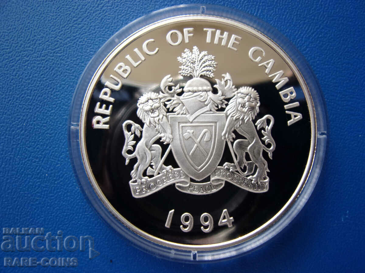Gambia 20 dalasis 1994 UNC PROOF Rare Original with price € 51.13 | 100.00 BGN