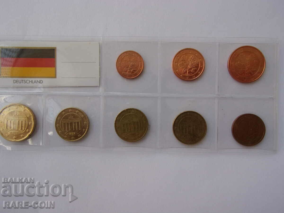 Licitație RS(46) Germania- Set de 8 monede euro.BZC
