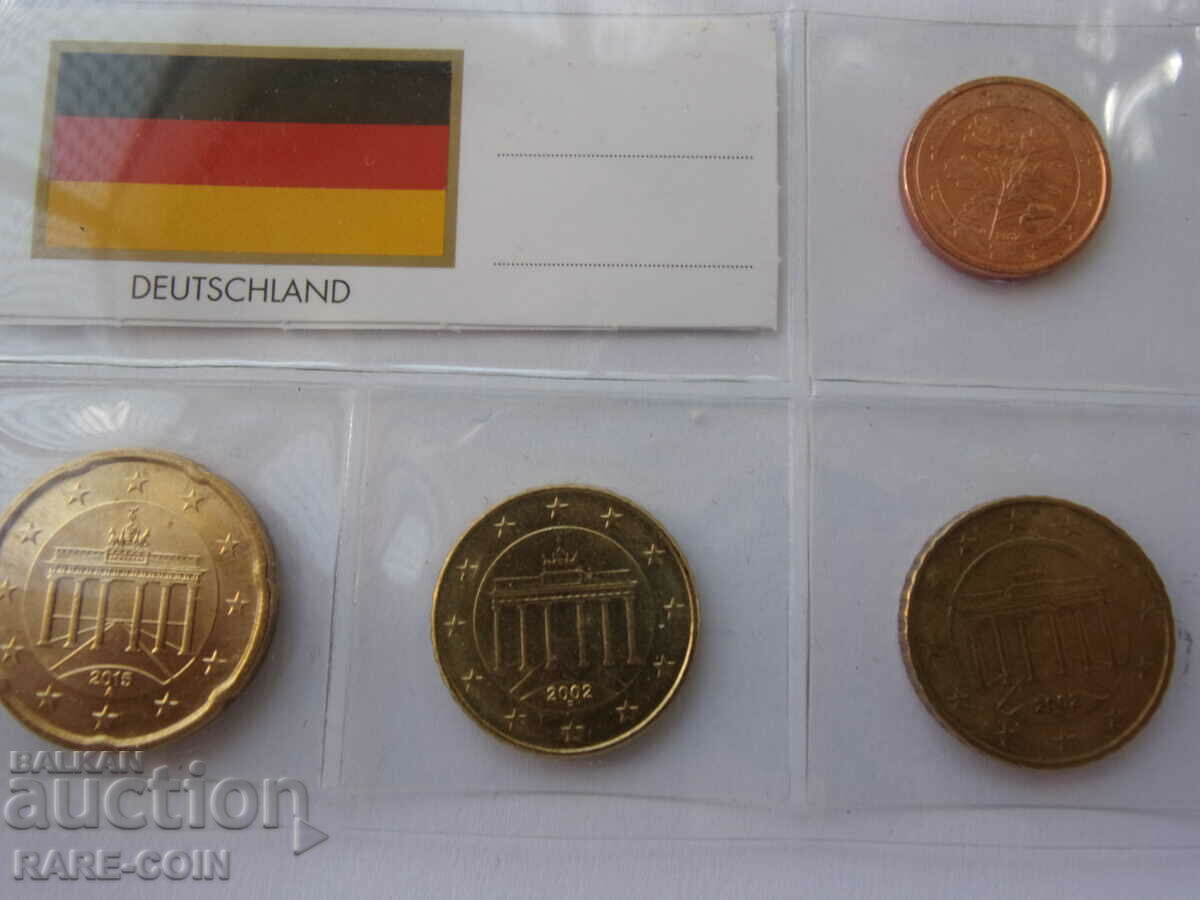 Livrarea RS(46) Germania- Set de 8 monede euro.BZC