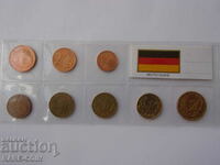 RS(46) Germany- Set of 8 euro coins. BZC