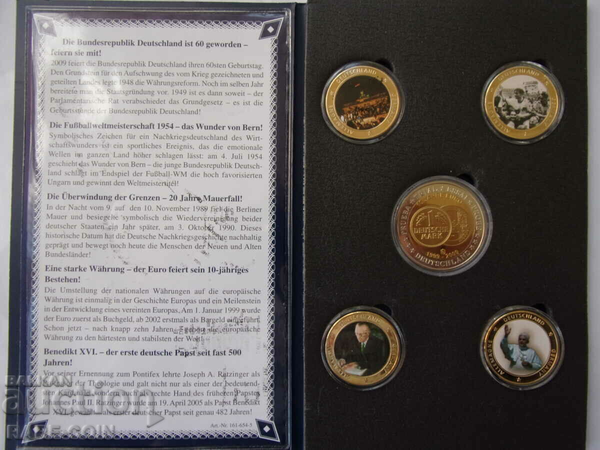 RS(46) Germania- Set 10 euro PROOF 2009 + 4 Medalii.BZC