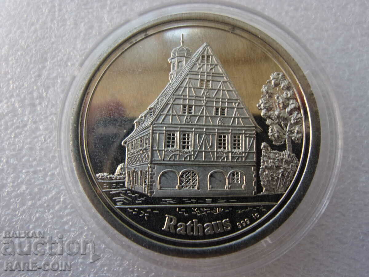 RS(46) Germania - Placa Silver'999 - 21 g. 35 mm. 1991. BZC