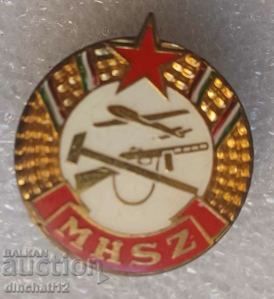 Badge. Hungary MHSZ Hungary