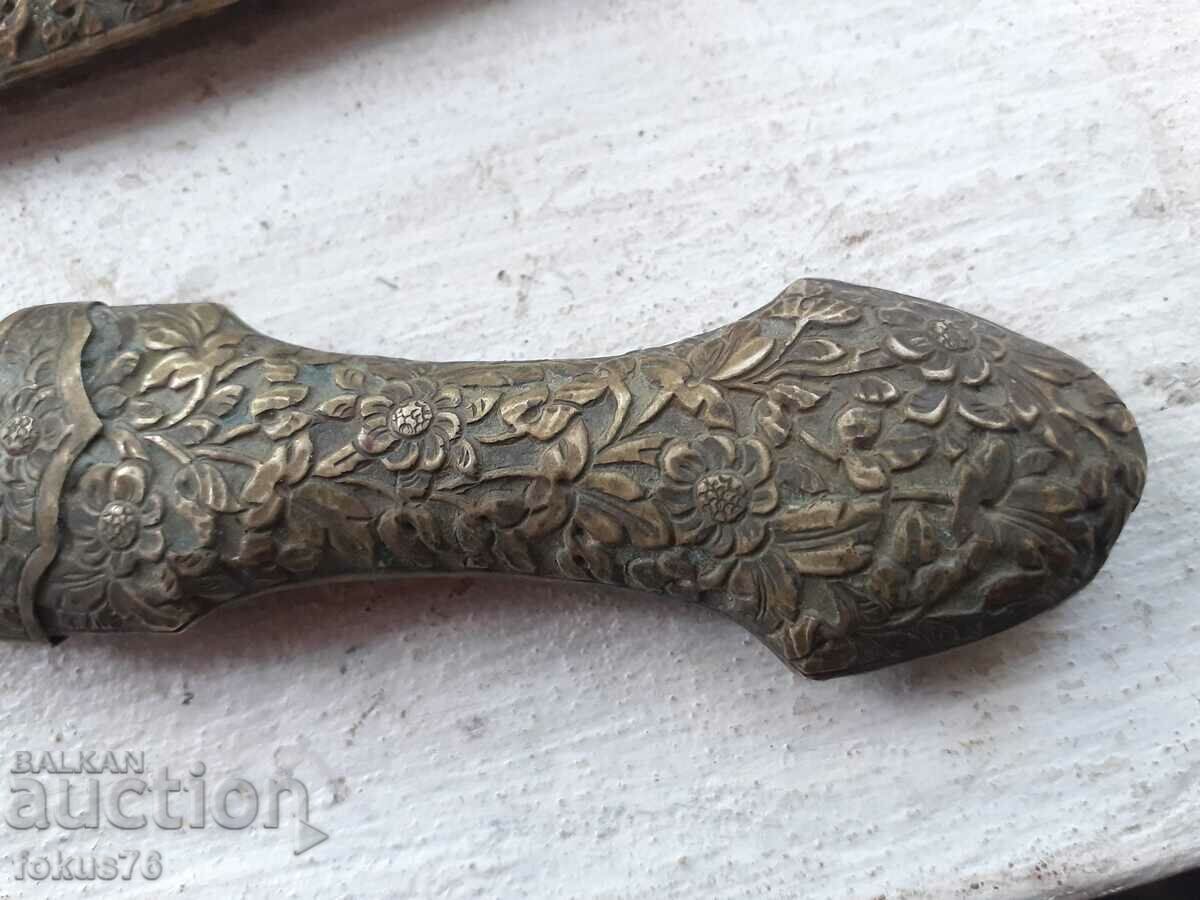 Auction Old Ottoman dagger knife gold calligraphy hammer Auction Old Ottoman dagger knife gold calligraphy hammer