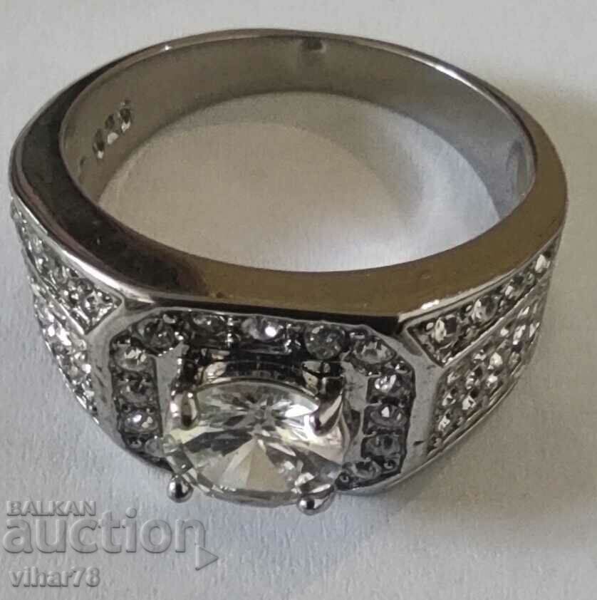 Inel de argint pentru bărbați
