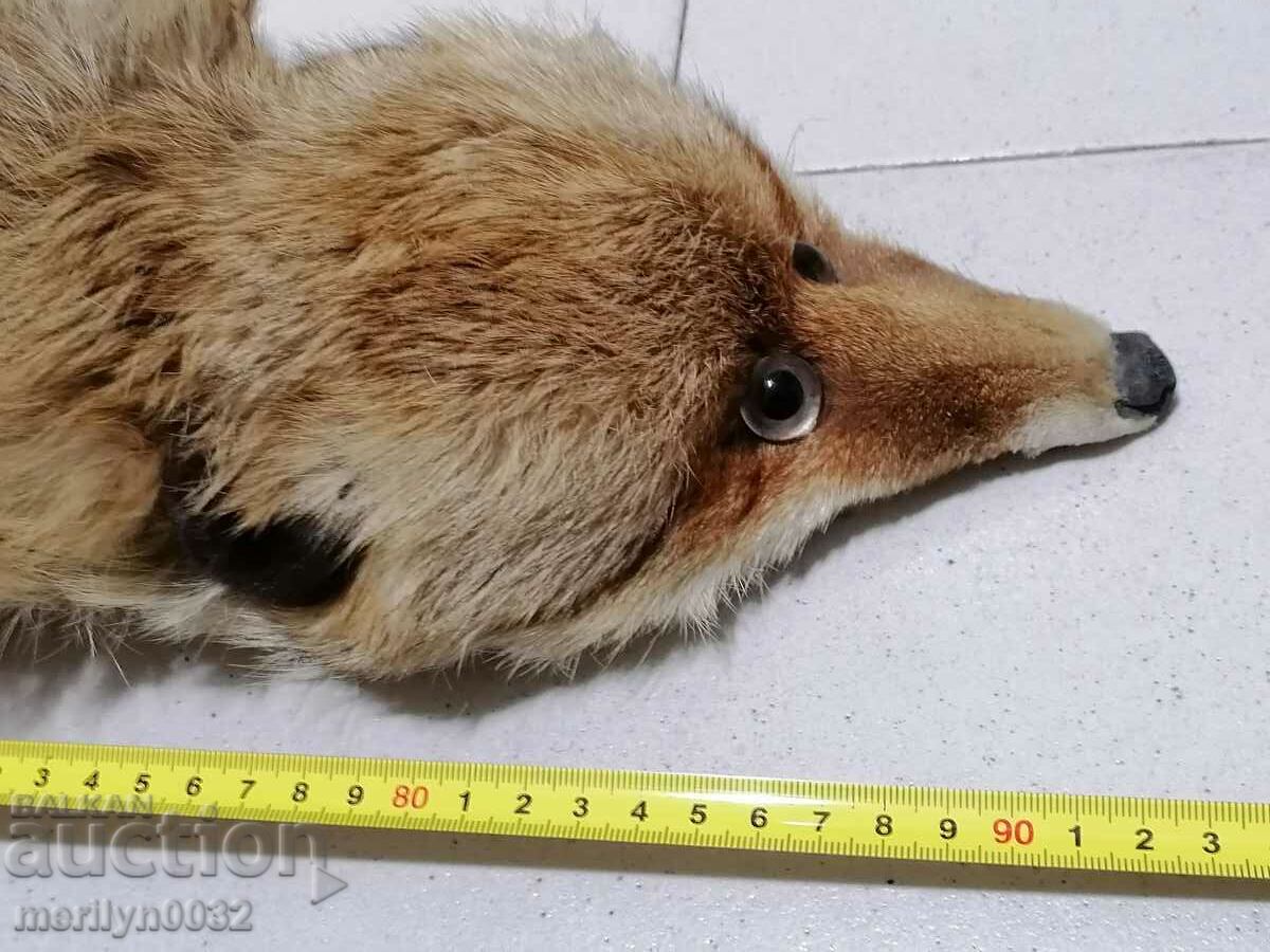 Guler blana de vulpe pentru haina de dama - 6