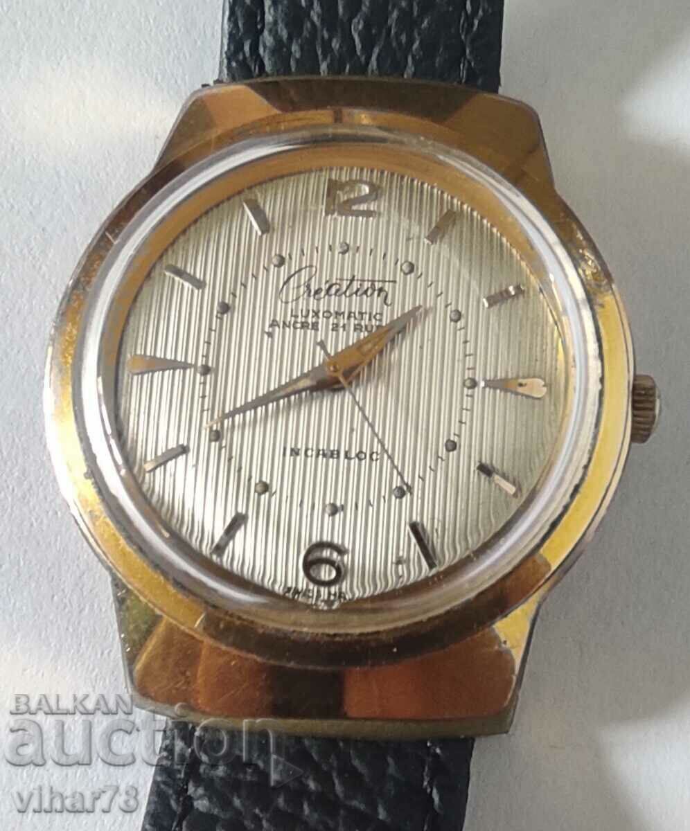 Auction  MEN'S MANUAL WATCH- Creation-automatic