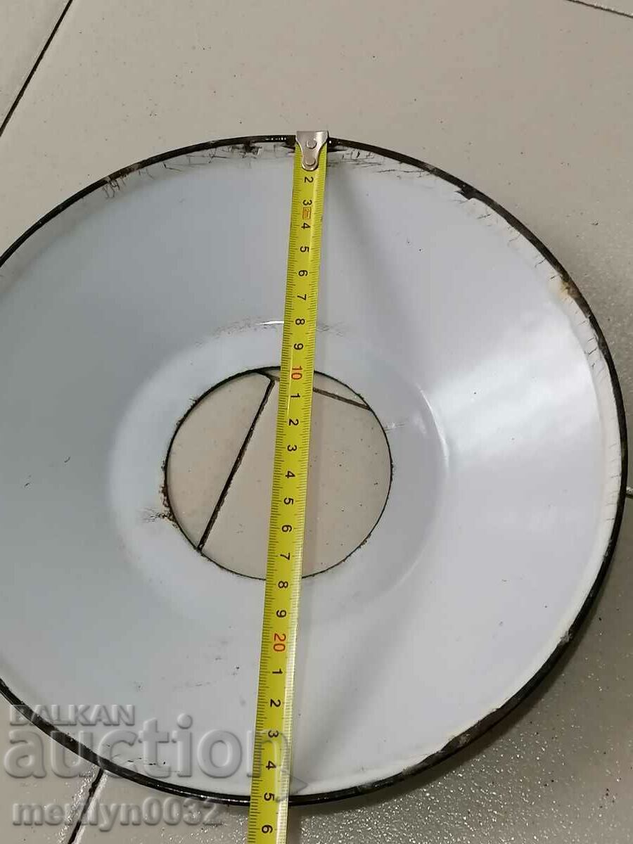 Delivery of Old lamp reflector enamel stand
