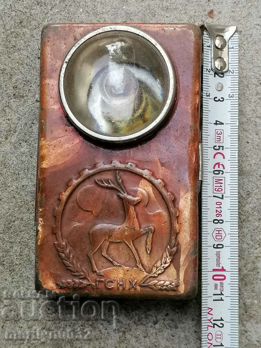 Auction Russian flashlight searchlight lamp early soc USSR 1950s Auction Russian flashlight searchlight lamp early soc USSR 1950s