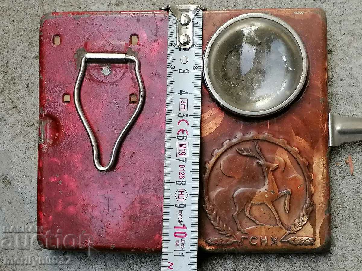 Russian flashlight searchlight lamp early soc USSR 1950s - 6 Russian flashlight searchlight lamp early soc USSR 1950s - 6