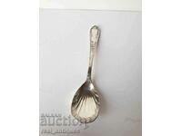 Silver plated sugar spoon