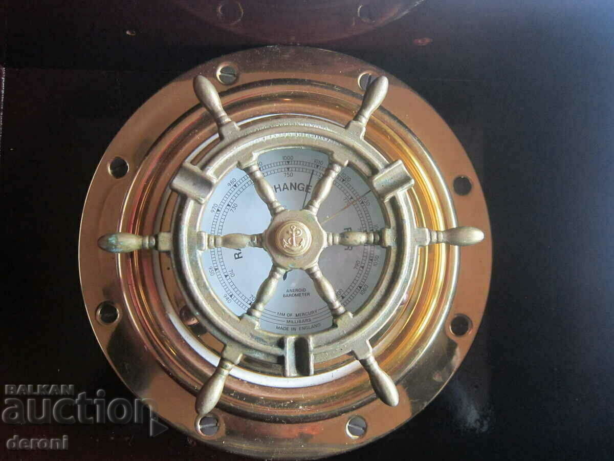 Уникален бронзов барометър рул във витрина - 5 Уникален бронзов барометър рул във витрина - 5