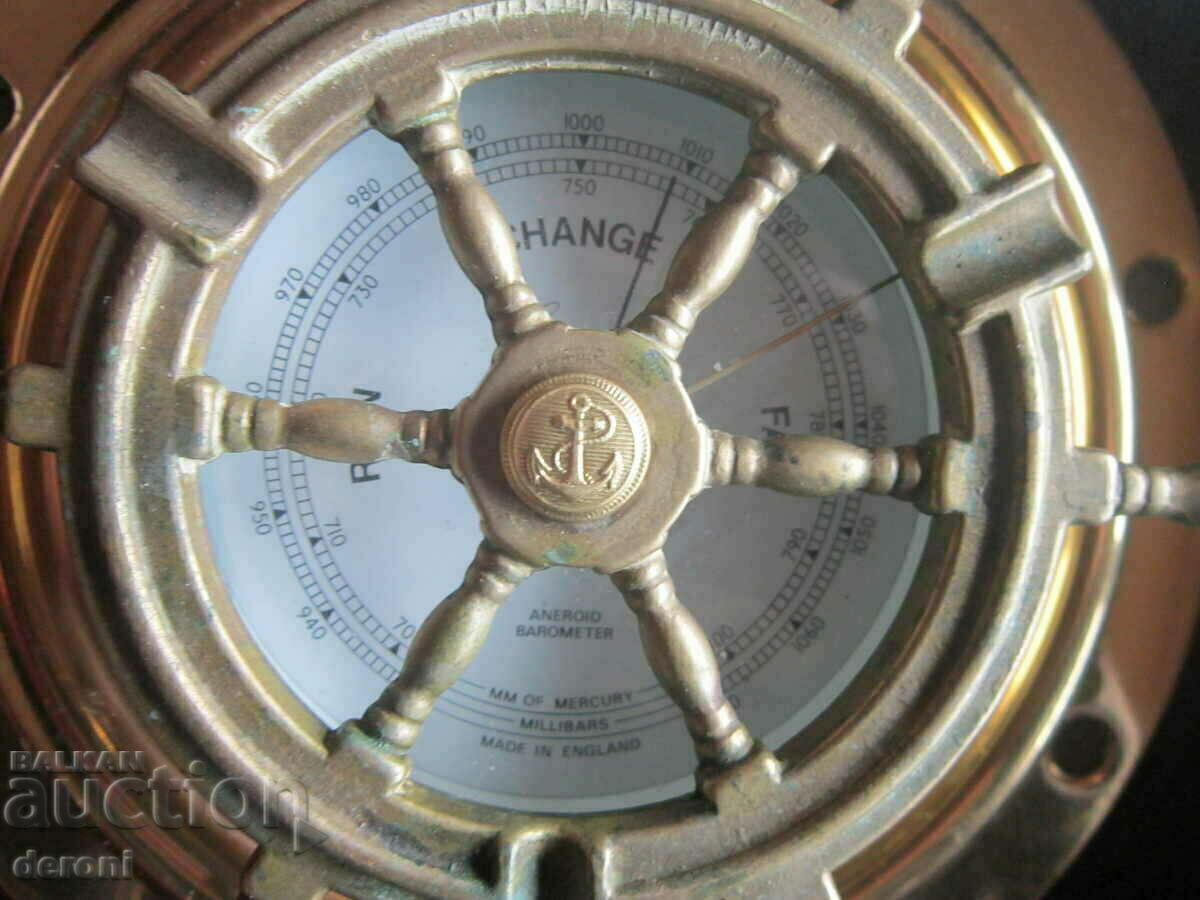 Уникален бронзов барометър рул във витрина - 7 Уникален бронзов барометър рул във витрина - 7