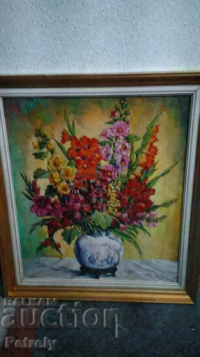 Old painting with price 150.00 BGN | € 76.69 Old painting with price 150.00 BGN | € 76.69