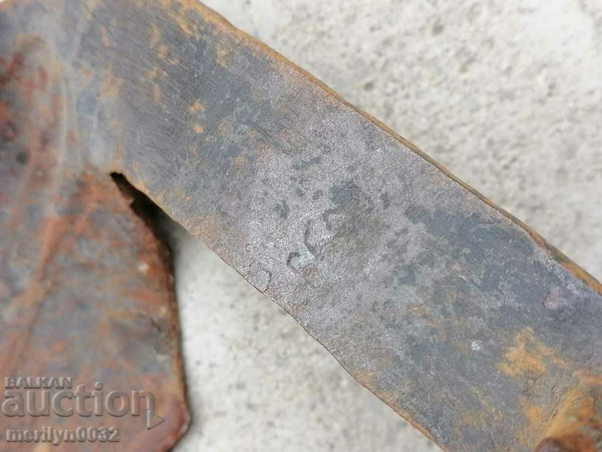 Hand forged mowing scythe USSR wrought iron - 7 Hand forged mowing scythe USSR wrought iron - 7