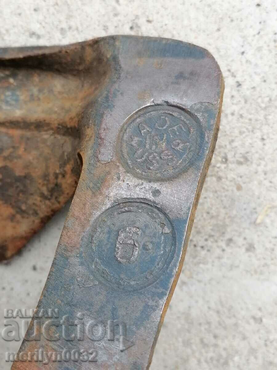 Hand forged mowing scythe USSR wrought iron - 6 Hand forged mowing scythe USSR wrought iron - 6