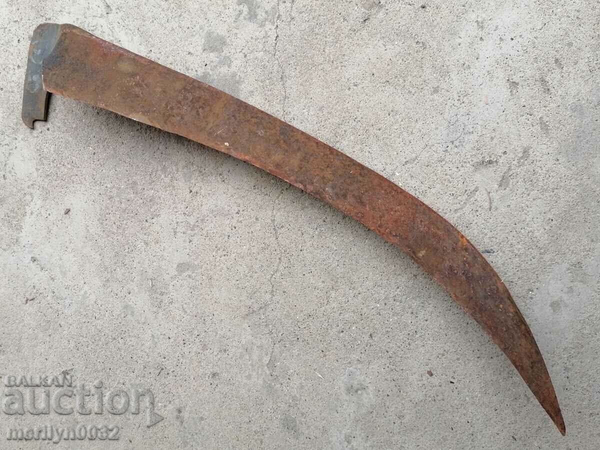 Hand forged mowing scythe USSR wrought iron with price 41.00 BGN | € 20.96 Hand forged mowing scythe USSR wrought iron with price 41.00 BGN | € 20.96