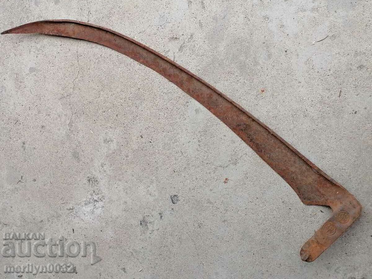 Hand forged mowing scythe USSR wrought iron