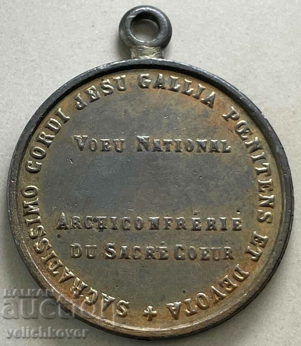 33205 France old Catholic religious medal with price 5.00 BGN | € 2.56 33205 France old Catholic religious medal with price 5.00 BGN | € 2.56