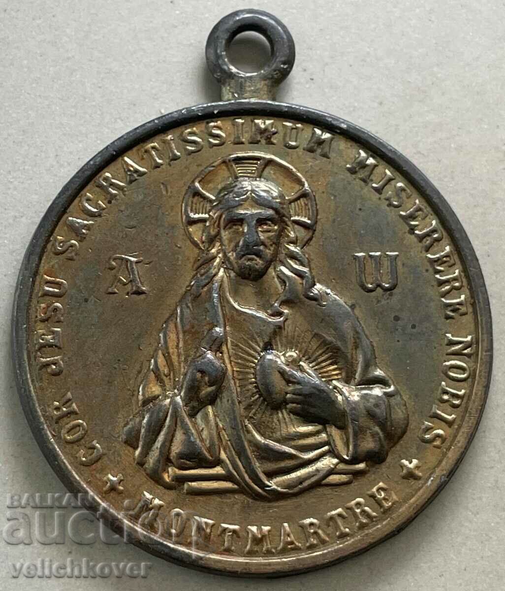 33205 Франция стар католически религиозен медал
