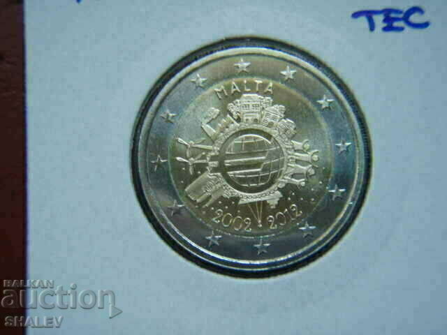 Auction 2 Euro 2012 Malta "10 years EU" /Malta/ - Unc (2 euros) Auction 2 Euro 2012 Malta "10 years EU" /Malta/ - Unc (2 euros)