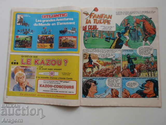 Auction "Pif Gadget" 525 "Fanfan la Tulipe" (read description), Pif Auction "Pif Gadget" 525 "Fanfan la Tulipe" (read description), Pif