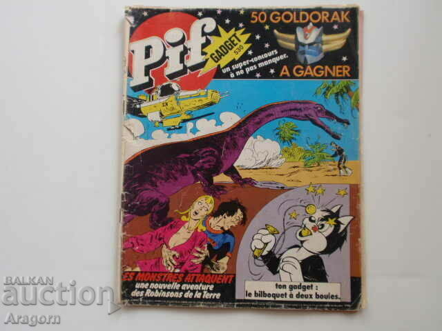 "Pif Gadget" 530 Les Robinsons de la Terre read the description