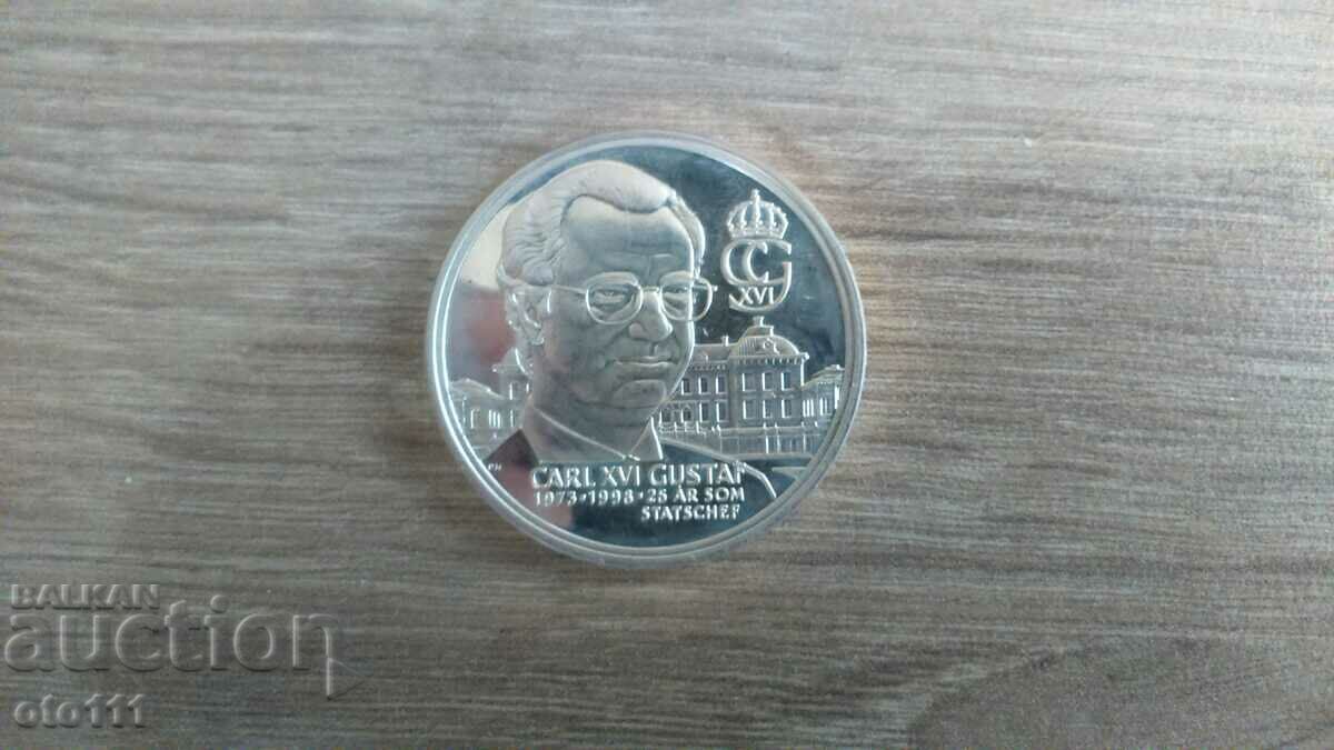 Auction SILVER COMMEMORATIVE COIN / MEDAL / GUSTAV VXI- 925 Auction SILVER COMMEMORATIVE COIN / MEDAL / GUSTAV VXI- 925