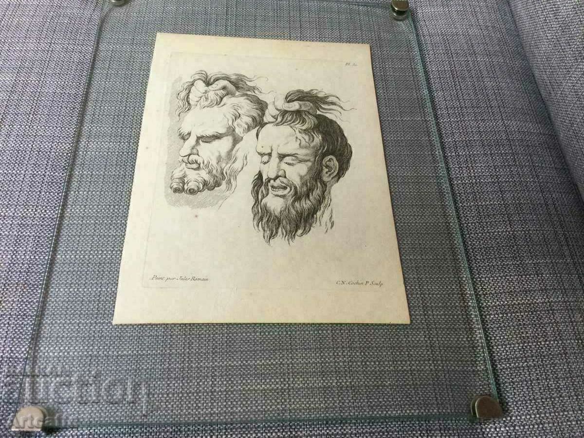 Old Etching- Old Etching-