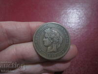 1897 10 centi Franta