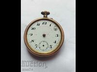 Gold-plated pocket watch