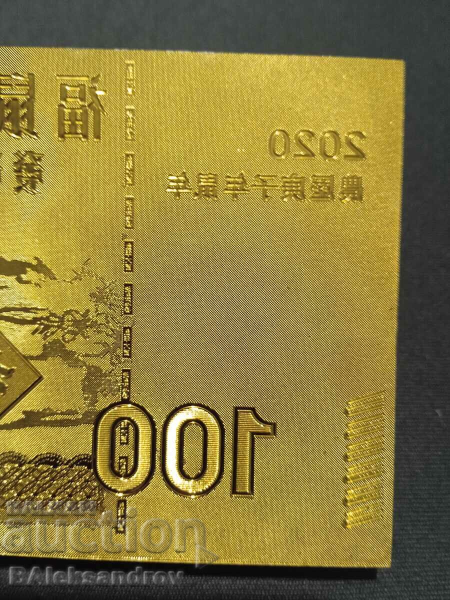 Licitație Bancnota de aur Licitație Bancnota de aur