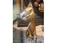 Bronze sculpture, cat