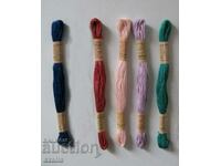 Embroidery threads, mouline thread