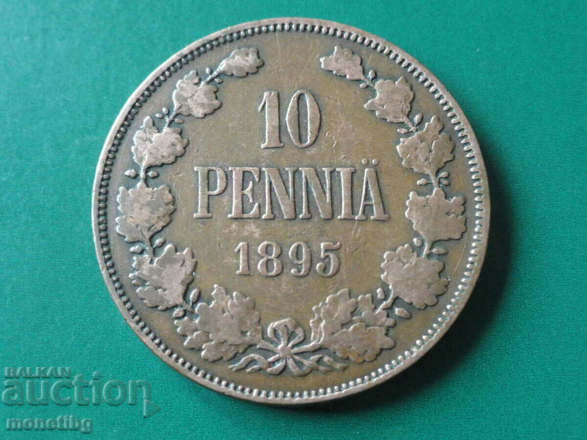 Russia (for Finland) 1895 - 10 pennies - 5 Russia (for Finland) 1895 - 10 pennies - 5