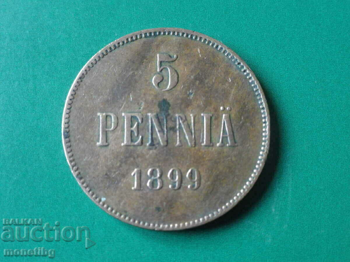 Russia (for Finland) 1899 - 5 pennies - 5 Russia (for Finland) 1899 - 5 pennies - 5