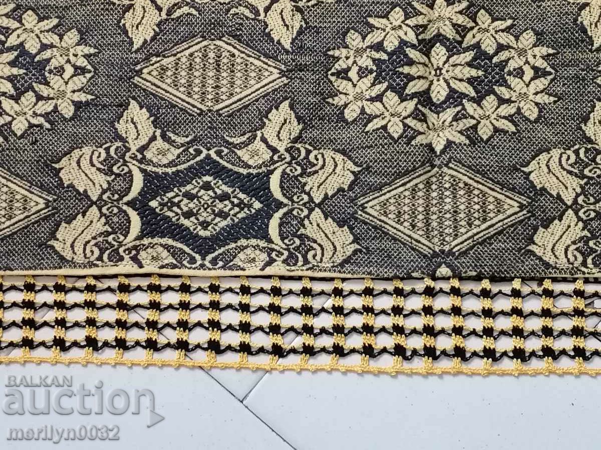 Wool woven bedspread cover lace UNUSED - 6 Wool woven bedspread cover lace UNUSED - 6