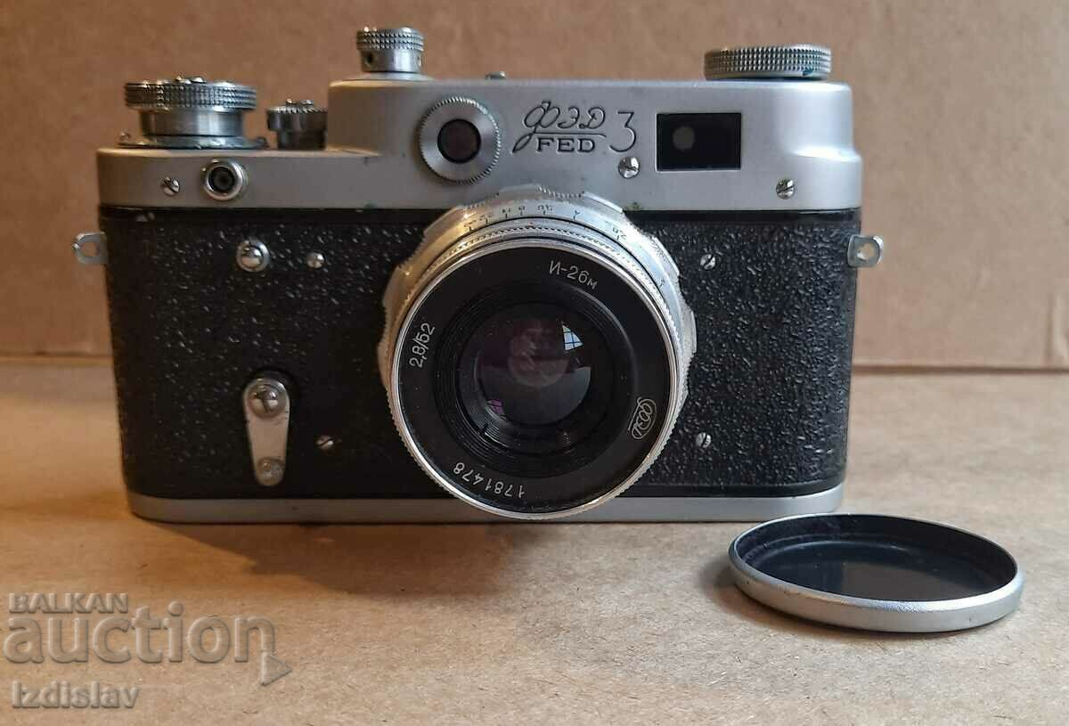 Соц Съветски фотоапарат FED 3