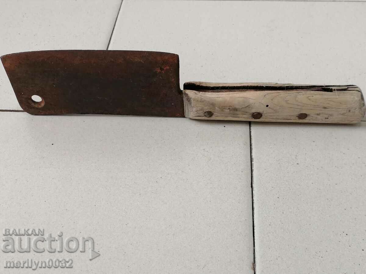 Licitație Cleaver vechi, topor, topor Licitație Cleaver vechi, topor, topor