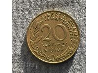 France, 20 centimes 1978