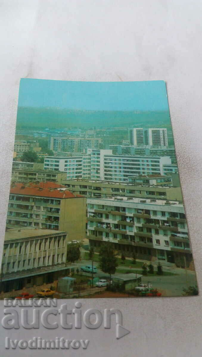 Пощенска картичка Разград 1979