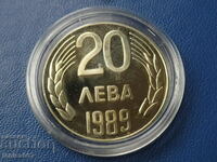 Bulgaria 1989 - 20 de leva