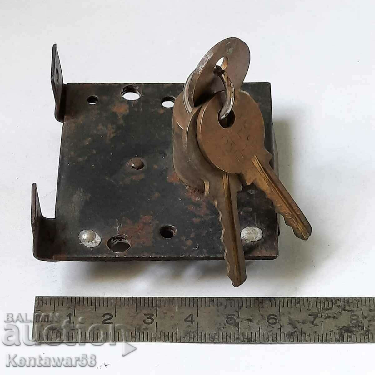 Lock for cabinet, cash register, drawer, wardrobe, dresser, etc. Lock for cabinet, cash register, drawer, wardrobe, dresser, etc.