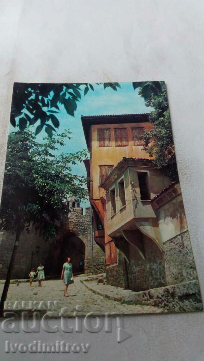 Καρτ ποστάλ Plovdiv Hisar Gate 1979
