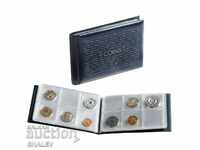 Folder for 48 coins up to 33mm - 8 sheets of 6 coins/sheet (995)