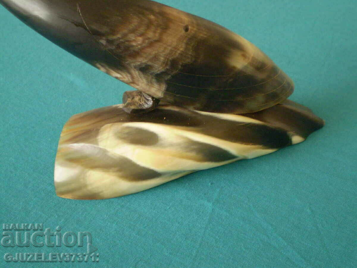 Auction Walrus bone figure. Logo retro meat plant Pleven Auction Walrus bone figure. Logo retro meat plant Pleven