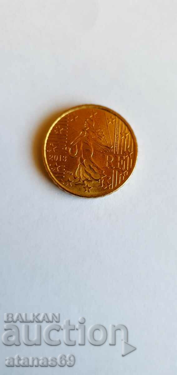 10 Евроцента Франция 2013 г.