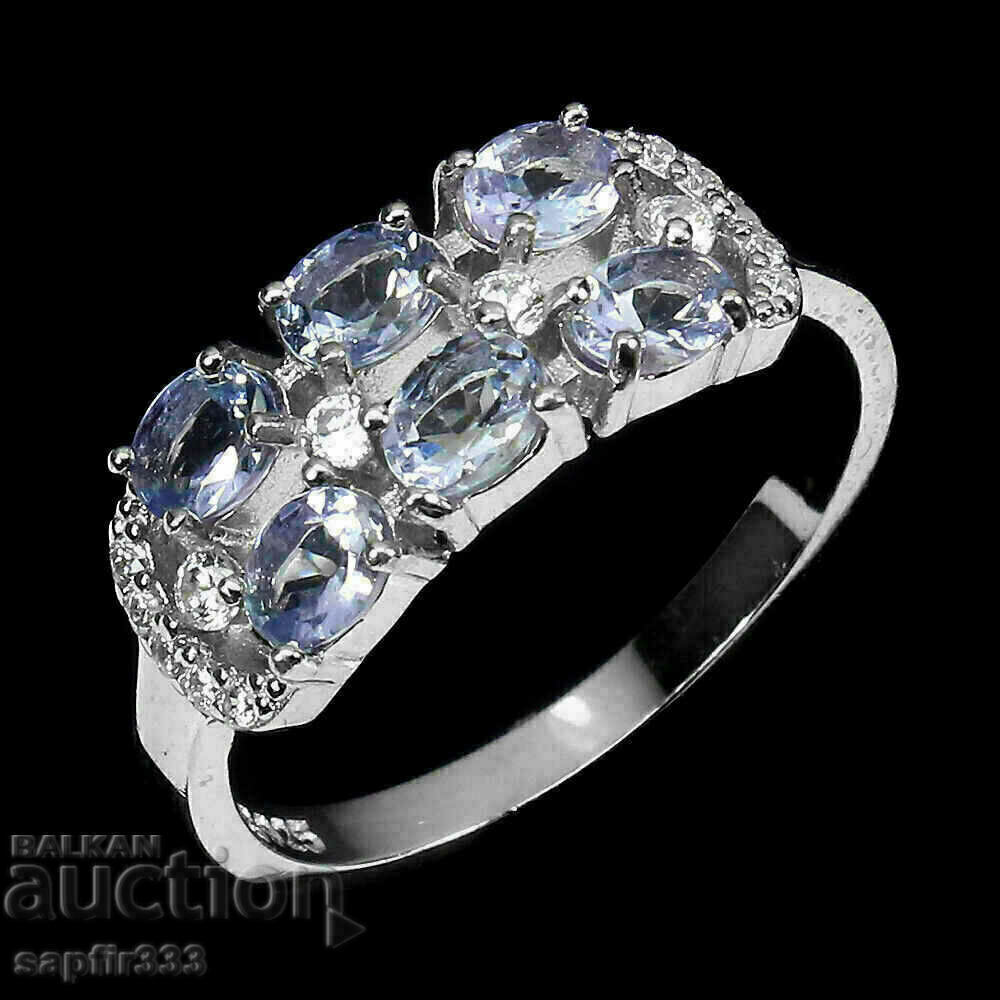 DESIGNER RING TANZANITES AND SYNTHETIC ZIRCONIA with price 272.00 BGN | € 139.07 DESIGNER RING TANZANITES AND SYNTHETIC ZIRCONIA with price 272.00 BGN | € 139.07